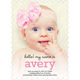 Pink My Name Is Photo Birth Announcements Image 4 of 6